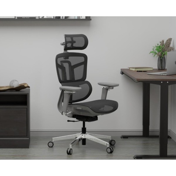 Фото - Кресло офисное Mealux S4 Air Grey (HF-S4 M/G)